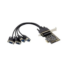 X-MEDIA XM-PEX-4S PCI-E 4-Port DB9 Serial / RS232 PCI Express PCIe x1 Adapter... picture