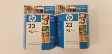 Hewlett-Packard HP 23 (2 Unopened Packages - TRI-COLOR INKJET CARTRIDGES) picture