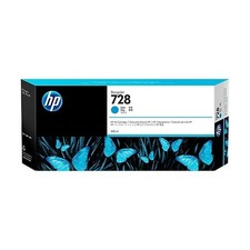 New Open Box HP 728 Cyan 300 ml Original DesignJet Ink Cartridge, F9K17A picture