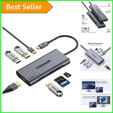 Streamline Your Connectivity: 7-in-1 USB C Hub with Fast Charging & 4K HDMI picture