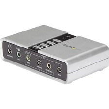 StarTech USB External Sound Card 7.1 Surround SPDIF 3.5mm Laptop ICUSBAUDIO7D picture