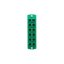 NEW Leviton 5F100-2VC SDX Fiber Optic Adapter Wall Plate, Duplex SC, 12 Fibers picture