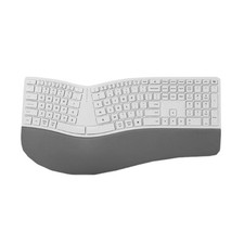 White No Backlit Keyboard For DELUX GM909 split ergonomic keyboard English US picture