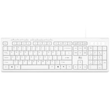 Rii RK907 Ultra-Slim Compact USB Wired Keyboard for and PC-White picture