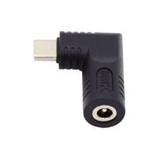 CABLECY DC Power Plug Charge to USB-C Adapter Type-C Connector for Laptop 65W picture