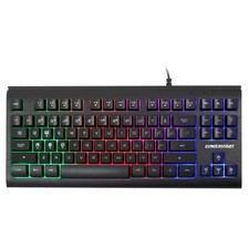 Compact 87-Key Gaming Keyboard with Colorful RGB Backlight for PCs & Laptops picture