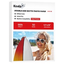 50 PCS Double Sided Matte Thick Photo Paper 13x19 Inch Heavyweight 250gsm picture