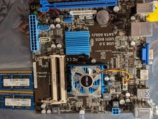 ASUS C8HM70-I HDMI Motherboard integrated CPU DDR3 SATA3 Mini-ITX Tested picture