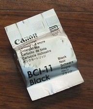 Genuine Canon (BCI-11) Black Ink Cartridge Color Bubble Jet *Sealed In Foil* picture