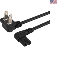 Right Angle 2-Prong Power Cord - 6FT AC Cable Compatible with Samsung Monitors picture