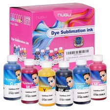 NUGU 6x100ml Sublimation Ink 6 Color for Inkjet Printer Heat Transfer picture