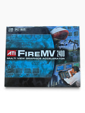 ATI FireMV 2400 128MB DDR PCI Bus Multi View Graphics Accelerator Video Card picture