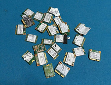 Lot of 20 Assorted Laptop WiFi Wireless Cards Mini PCIe Intel Broadcom Atheros picture