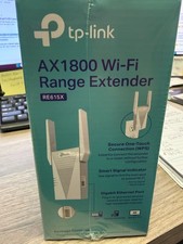 TP-Link AX1800 WiFi 6 Range Extender RE615X Dual Band Gigabit Mesh 1201Mbps picture