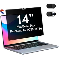Magnetic Laptop Privacy Screen for MacBook Pro 14 Inch 2021-2026 Black picture
