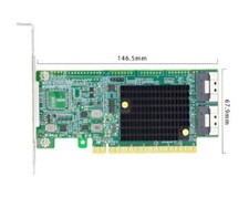 PCI Express 4.0 x16 to Two SlimSAS SFF-8654 8i Retimer Adapter-LRNV9F24 picture