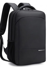 Victoria Tourist Laptop Backpack 17 Inch Slim with USB Charging Port Black New picture