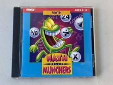 Math Munchers Deluxe Version 1.0 (Windows/Mac, 1995) - Near Mint Disc picture