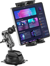 Tablet Mount, Car Tablet Holder Heavy Duty Super Suction Cup/Adhesive Base Ipad picture