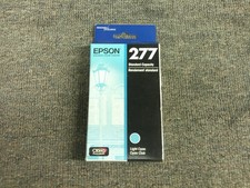 T277520 New Genuine Epson 277 Light Cyan Ink Cartridge 12/2026 picture
