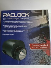 PACLOCK High-Security Trailer Coupler Lock, 2-5/16in  Stainless Steel Cone picture