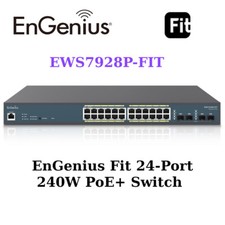 Engenius Fit 24-Port 240W Gigabit PoE+ Switch Layer 2 with 4 SFP EWS7928P-FIT picture