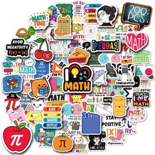 200 PCS Math Stickers for Teens Adults Students Teachers Colorful picture
