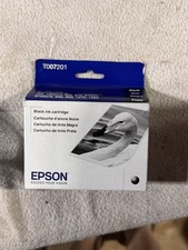 Genuine Epson T007201 Black Ink Cartridge Date: Expired picture