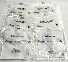 Lot of 6 FACTORY SEALED CommScope M12L-246 Ivory 2-Port Faceplate 108168477 picture