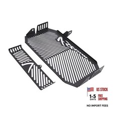 Motorcycle Radiator Guard, Impact- Motorcycle Grill Protector, Durable Black picture