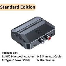 NFC Bluetooth 5.3 Audio Receiver RCA 3.5mm AUX USB Adapter TF Card U Disk Mic picture