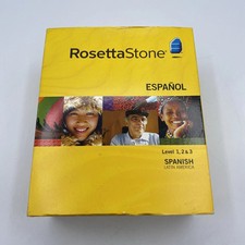 Rosetta Stone ESPANOL Level 1, 2 & 3 Version 3 Spanish Latin America  picture