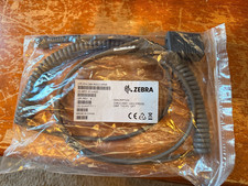 NEW Zebra Print # CBA-R03-C12PAR Coiled Cable - DB9F Female Serial - 12ft picture
