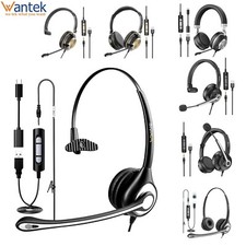 Wantek USB/3.5/Type C Wired Headset With Microphone Noise cancelling for Laptop picture