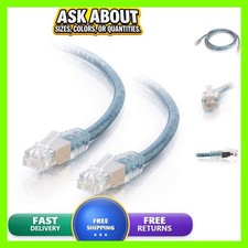 C2G RJ11 Ethernet Network Cable 100 ft DSL Internet 28726 Transparent Blue picture