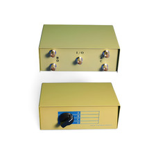 BNC Switch Box Rotary Manual ABCD 4 Way - Beige picture