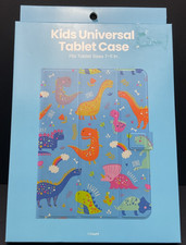 Kids Universal Tablet Case Blue W/ Dinosaurs; Fits 7-11” Tablets A1 picture