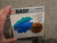 BASF 30 High Density Floppy Disks 5.25