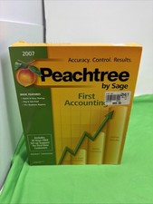 Peachtree By Sage First Accounting 2007 PC-ROM Boxset Microsoft Windows XP 2000 picture