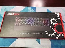 Deco Gear Mechanical Gaming Keyboard, RGB Back Lighting, Anti-Ghosting, Black picture