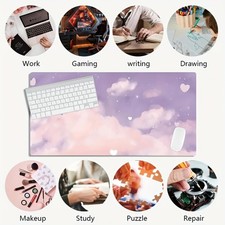 1pc Oversized Gaming Mouse Pad with Edge Design, Washable And Durable, Suitabl picture