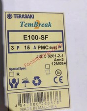 1pcs TERASAKI Circuit Breaker E100-SF 3P 15A PMC DHL/FedEx picture