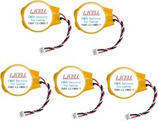 5PCS CMOS Battery for DELL Latitude E4310 E5400 E5410 E5510 E6400 E6410 E6500 picture