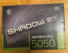 MSI GeForce RTX 5050 8G SHADOW 2X OC Graphics Card, 8GB GDDR6, DPx3, HDMIx1, DLS picture