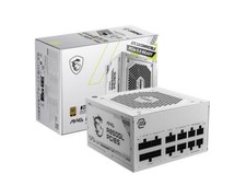 MSI - MAG A850GL PCIE 5.0 WHITE, 80 GOLD Fully Modular Gaming PSU, 12VHPWR Cable picture