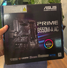ASUS Prime B550M-A AC MicroATX AM4 DDR4 Motherboard Wi-Fi HDMI DVI-D picture