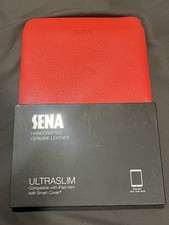 Sena Handcrafted Genuine Leather Ultra Slim for Ipad Mini - Red picture