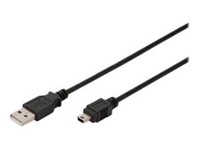 DIGITUS AK-300108-018-S USB 2.0 Connection Cable Type A Mini B Digital/Data Cable picture
