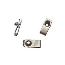 M6 Long Stainless Steel U -Style Clip-On Nut,U-Type Fasteners (Pack of 25) picture