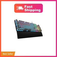 AULA F2088 Typewriter Style Mechanical Gaming Keyboard Wired, 104 Keys | Retr... picture